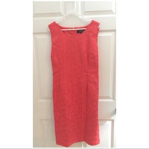 Salmon shift dress